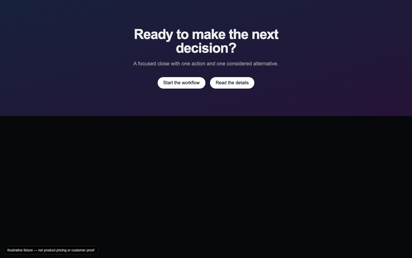 Gradient CTA preview
