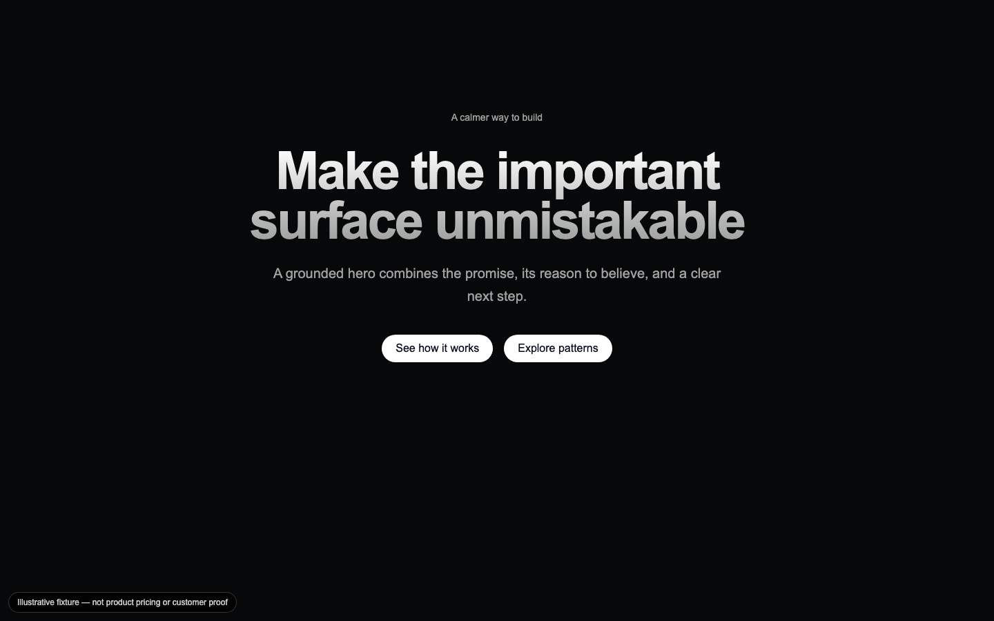Gradient Headline Hero preview
