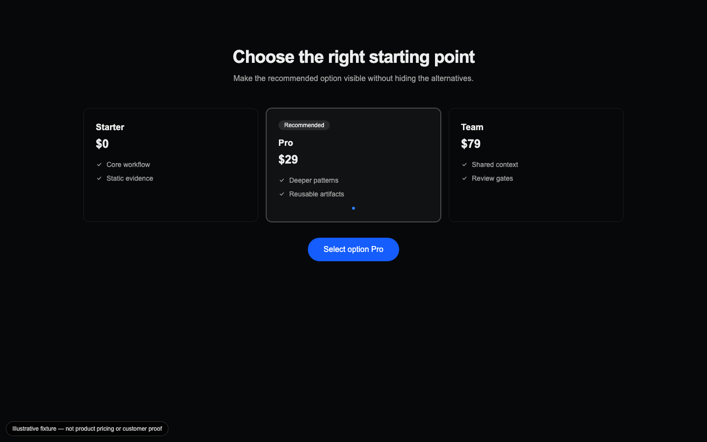 Product Options CTA preview