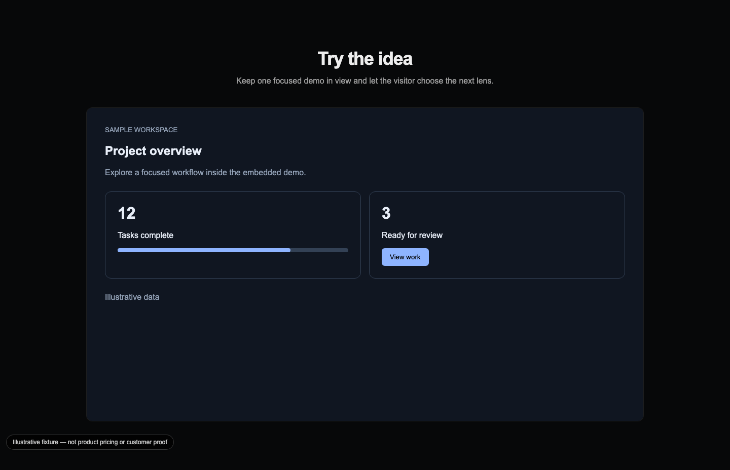 Interactive Demo preview